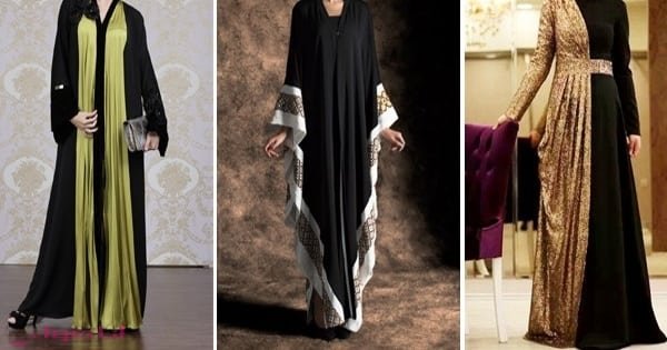 احدث 10 موديلات عبايات بناتى كاجوال الوان وسوداء 1 موديلات عبايات بناتى