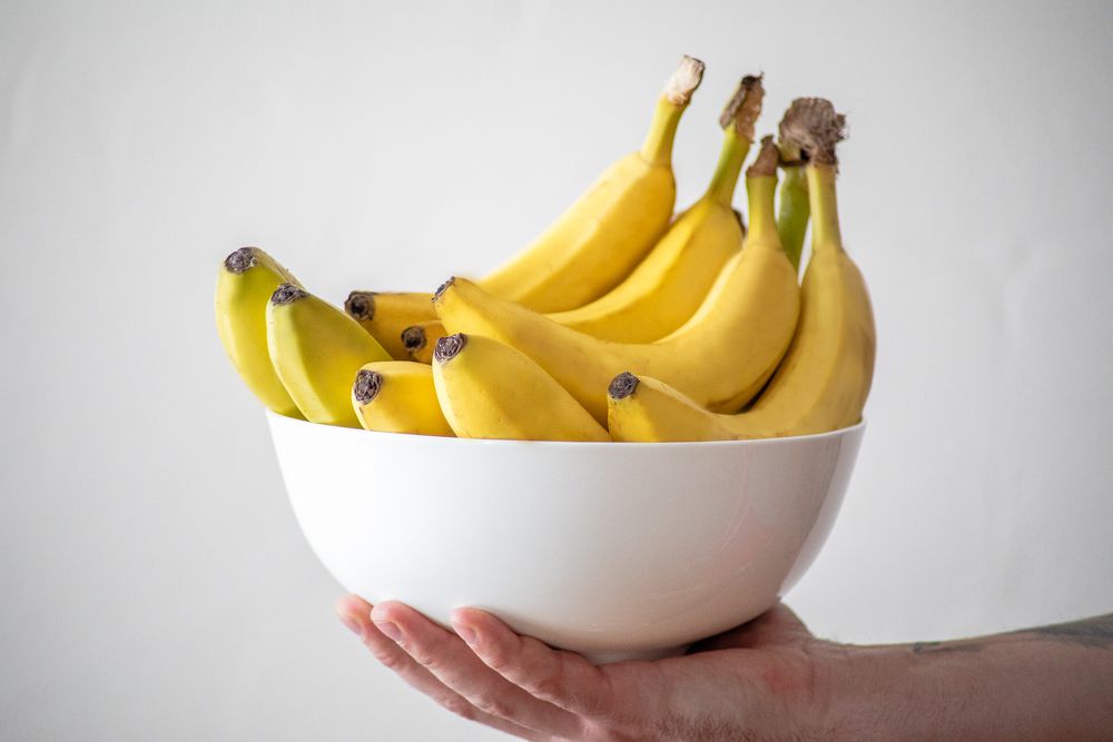 عدد السعرات الحرارية في الموز